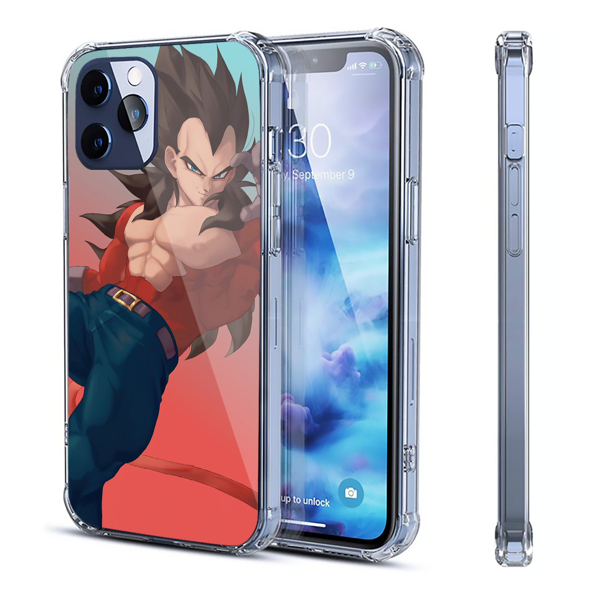（画像用） ドラゴンボール DRAGON BALL 【iPhone 12シリーズ対応】透明スマホケース（クリアソフトケース）